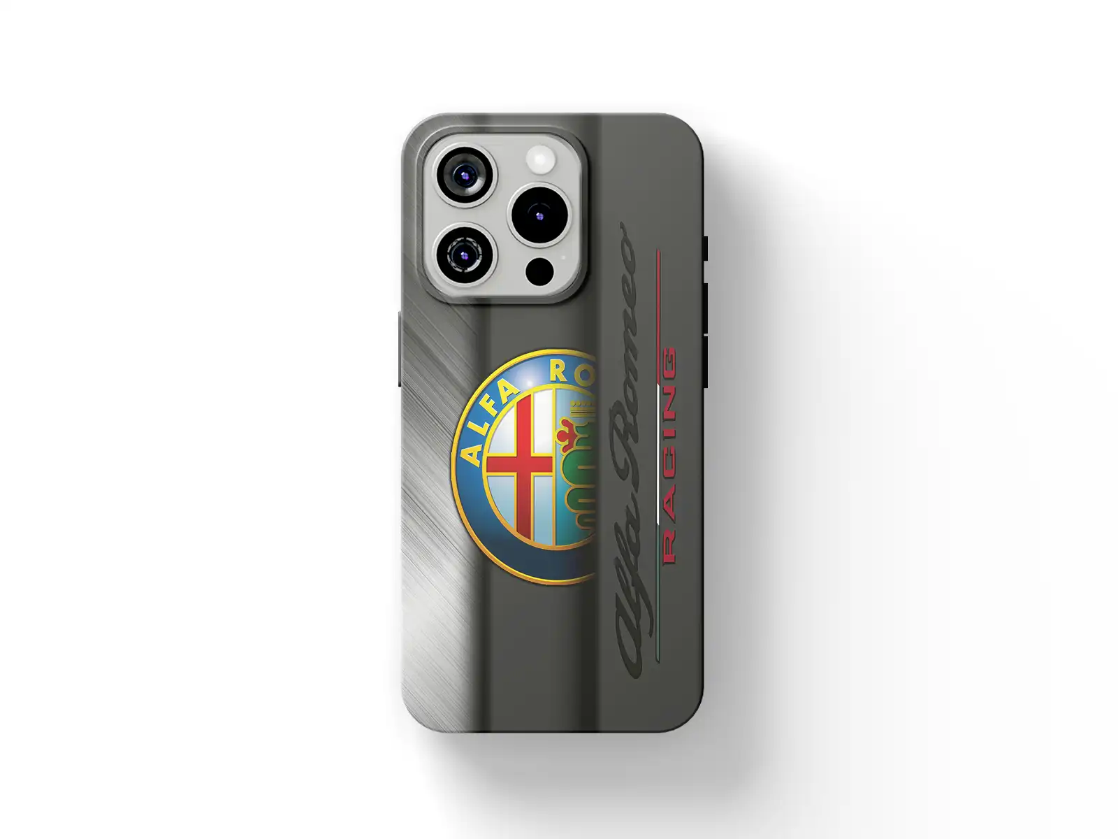 Alfa Romeo Cover Silicone Smartphone Tocco Minimalista